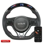 Race Display LED Steering Wheels Compatible for Hyundai KX5 Car Accessories Carbon Fiber Wheel - Image 9