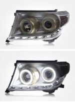 Car Light for Toyota 2007-20 15 Headlamp Assembly Land Cruiser Modified LED Daily Running Light Flow Turn Signal - Image 5