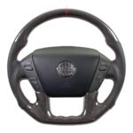 Auto Parts Driving Wheel For Nissan Y62 Petrol Steering Wheel Real Carbon Fiber