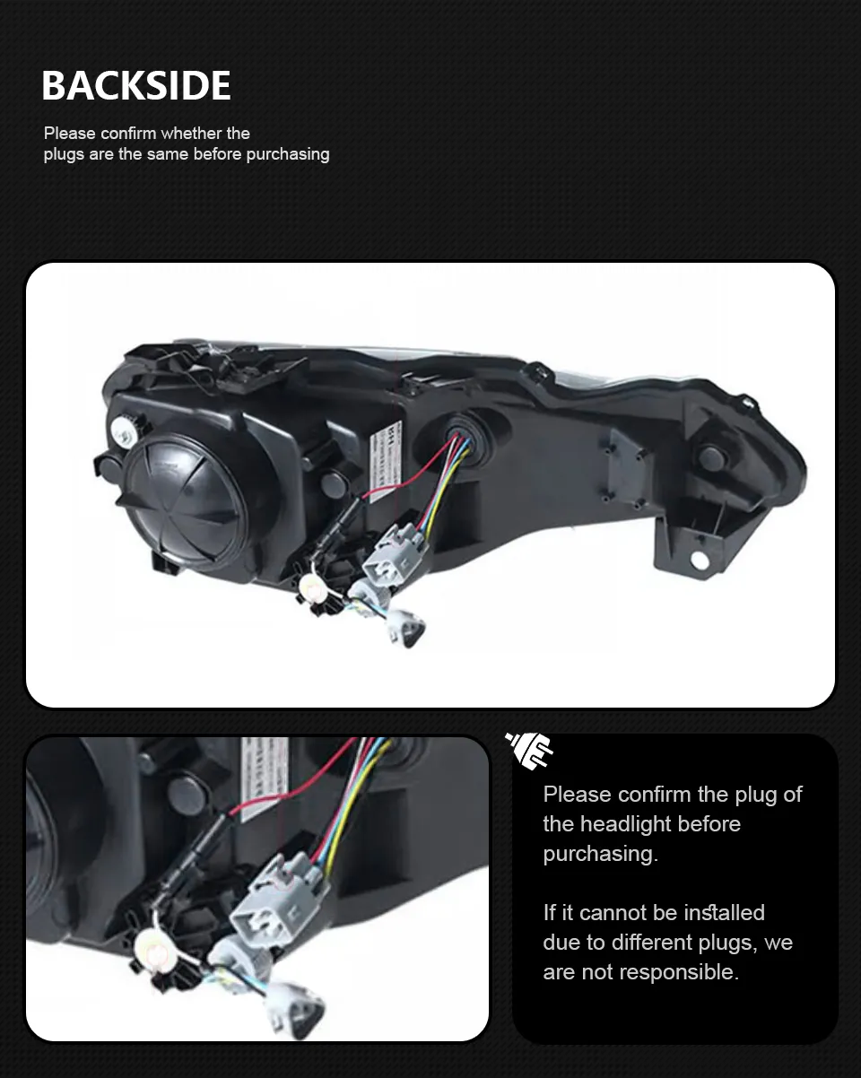 LED Headlights for Subaru BRZ 2012-20 20 FT86 GT86 Hid Bi Xenon DRL Dynamic Turn Signal Lamp Assembly