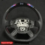 Car Carbon Fiber Steering Wheel for Range Rover LED Smart Racing Performance Wheel Steering System - Image 6