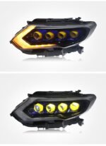 Full LED Crystal Headlights For Nissan X-TRAIL 20 17-20 19 DRL Daytime Light Dynamic Signal Head Lamp Accembly - Image 3