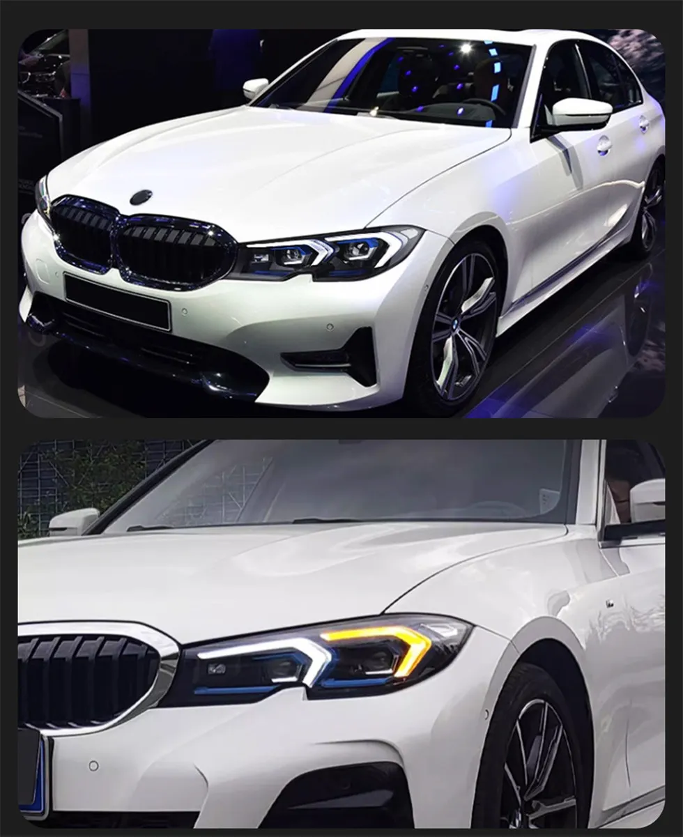 Headlight For 3 Series G20 20 19-20 21 Head Lights Laser Style Turn Signal Lamp LCI Replacement DRL Daytime Lights
