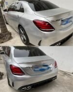 Car Tail Lights For Mercedes Benz C Class W205 C180 C200 C260 C63 2015-2021 Upgrade LED Dynamic Turn Signal Brake Taillights - Image 3