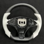Carbon Fiber LED Driving Wheel for Tesla Model S LED Performance Steering Wheel