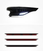 Car Styling Through Taillight For Toyota SIENNA 20 22 LED Brake Reversing Highlight Dragon Scale LED Streamer Turn Signal - Image 5