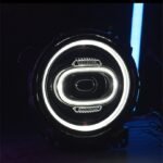 High Beam Headlight for Jeep Wrangler LED Headlight 20 18-2021 DRL Angel Eye Turn Signal Head Lamp Driving Lights - Image 3