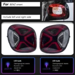 Car Tail Lights for Mercedes Benz Smart LED Taillight 20 14-20 20 Smart W453 W451 Rear Fog Brake Turn Signal Light - Image 6