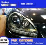 Car Headlight for Porsche cayenne 2003-2007 LED Headlights Upgrade LED Angel Eye Front Lights Assembly - Image 5