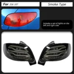 Taillights For Peugeot 206 Tail Lights 2004-2008 206CC LED Tail Lamp 207 LED DRL Brake Signal Reverse Lights - Image 6