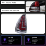 LED Taillamp for Land Cruise Prado 2700 4000 2003-2009 GX460 LED Taillight Back Brake Turn Signals Reverse Lamp - Image 6