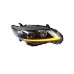 Car Styling For Corolla 2011-2013 LED Crystal Matrix Headlight DRL Fog Lamp Turn Signal Light Low & High Beam Headlights - Image 3