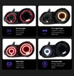 Car Taillight For Nissan GTR R35 2007-2023 Styling Circle Steering Signal Rear Back Lamp LED Running Reverse Parking Light - Image 2
