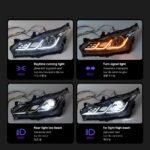 LED Headlights Assembly For Toyota Corolla Head Lights 20 19-20 22 Sedan Style Front DRL Turn Signal Light Assembly - Image 4