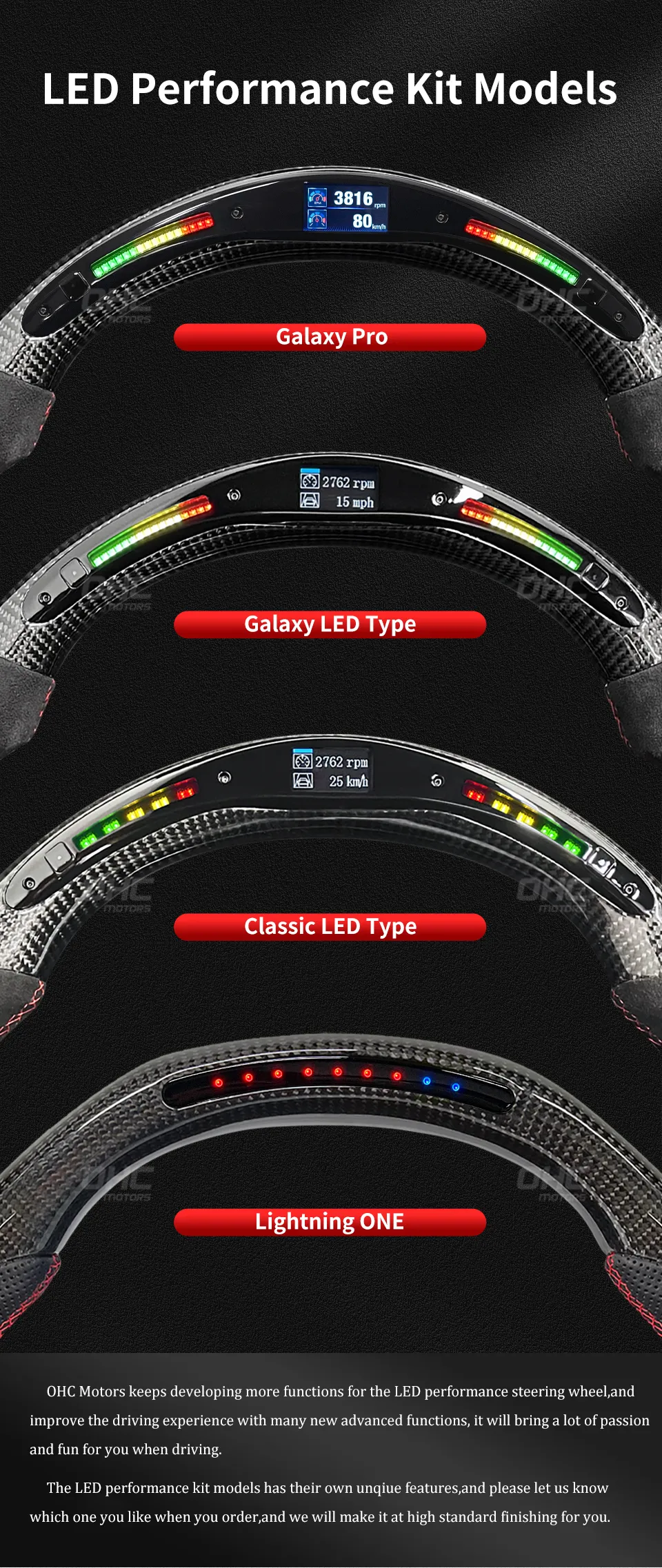 LED Smart Steering Wheel for BMW F20 F22 F23 & F45 M Sports F30 F31 4 F32 F33 F36 F87 M2 F80 M3 F82 F83