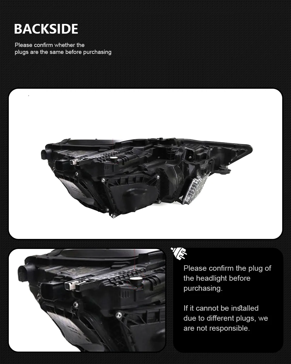 Head Lamp for AUDI A6 20 19-2023 A6 C8 Design Headlights DRL Assembly Upgrade Dynamic Daytime Light Accessory