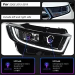 Headlight All LED For Ford Edge 20 15-20 19 DRL Front Lamp Upgrade High Low Beam Running Light Turns Signal - Image 7