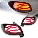 Taillights For Peugeot 206 Tail Lights 2004-2008 206CC LED Tail Lamp 207 LED DRL Brake Signal Reverse Lights