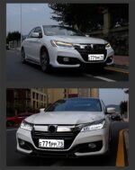 Car Lights For Accord 9.5th 2015-2018 Upgrade LED Auto Crystal Wing Headlights Start Animation DRL Dynamic Lamp Accessories Kit - Image 4