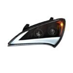Car Headlights Genesis Coupe LED Headlight 2009-2012 Headlights For Hyundai DRL Turn Signal High Beam Angel Eye Light - Image 3