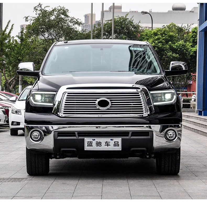 Car Lights Upgrade For Toyota Tundra 2007-2013 All LED Signal Headlights High Beam Parking Lamp Assembly
