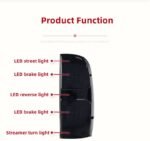 Toyota HILUX REVO 2004-2012 Rear Parking Brake Turn Signal Reflector Taillight Streamer Reversing Highlight - Image 5