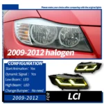LED Headlight for BMW E90 Headlights 2005-2012 320i 318i 323i 3 Series DRL Daytime Lights HID Signal Lamp - Image 8