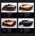 Taillight For BMW 2-Series F22 F23 F87 M2 GTS OLED Style Tail LightsF44 F45 F46 LED Turn Signal Animation Parking Lights - Image 3