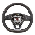 Real Carbon Fiber Steering Wheel For Mercedes Benz W205 S205 S213 W213 X156 C117 X117 C E GLA CLA GLE A45 C63 E63 GLE63 - Image 3