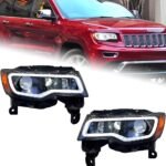 Car Headlight For Jeep Grand Cherokee 2014-20 21 Head Lamp Car Styling DRL Signal LED Headlights Assembly - Image 3