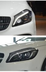 LED Headlight For Mercedes Benz W176 2013-20 18 A45 A180 A200 LED Lens Blue DRL Flow Turn Signal Head Lamp Assembly - Image 5