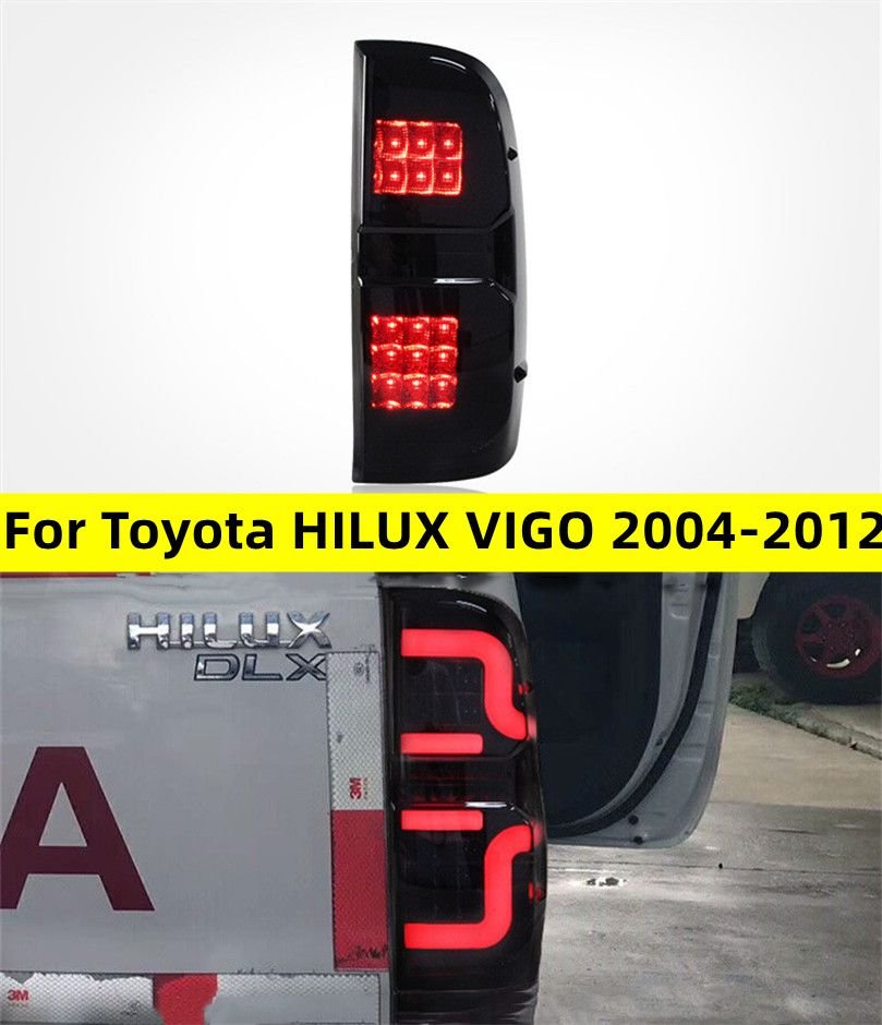e084e802-ec83-450f-a36a-bd2c047cac12 Toyota HILUX REVO 2004-2012 Rear Parking Brake Turn Signal Reflector Taillight Streamer Reversing Highlight - Image 1