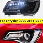 Headlights For Chrysler 300C 20 11-20 17 LED Daytime Lights Front Lamp Dual Beam Lens LED Headlight