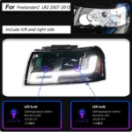 Car Lights for Freelander2 LR2 20 07-20 15 LED Auto Headlight Assembly Upgrade Front Lamp Exterior Accessories - Image 6