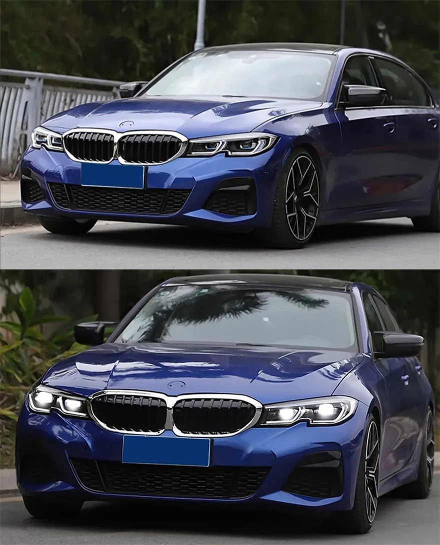 Car Lights Parts For BMW G20 G28 3 Series 20 19-2022 M3 Laser Head lamps LED Headlight LED Dual Beam Lens