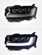 Headlight All LED for Toyota Land Cruiser 20 22-2023 LC300 Headlight Assembly High Configuration LED Daytime Light - Image 3