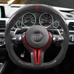 100% Real Carbon Fiber Steering Wheel For BMW 22,F23 & F45 M Sports F30,F31 4 F32,F33,F36 F87 M2,F80 M3,F82 F83 F15 F34 F20 - Image 3