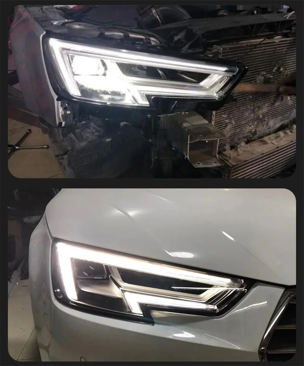 Car Headlights Styling for Audi A4 B9 20 17-20 20 A4L LED Running Light DRL Head Lamp Front Light Assembly