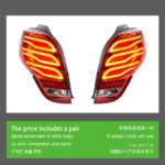 Car Taillight for Chevrolet Spark 2010-20 19 LED Brake Reverse Lights Dynamic Turn Signal Light Tail Lamp Assembly - Image 7