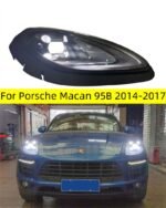 Car Styling LED Bulbs for Macan Headlights 20 14-20 17 Macan 95B LED Headlight High Low Beam Upgrade Head Lamp