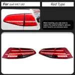 Car Styling Tail Light for VW Golf 7 MK7 MK7.5 20 13-20 20 Taillights Rear Lamp LED Signal Reversing Parking Lights - Image 11