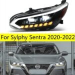 Car Frontlight For Sylphy 20 20-2022 Sentra LED Auto Headlights Assembly Upgrade Projector Lens Dynamic Lamp Tools Accessories Kit