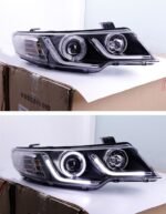 Car Styling Head Lights for KIA Forte 2009-2015 Forte Coupe Headlights LED Angel Eye Daylight Lens Xenon Lamp Signal Headlamp - Image 3