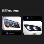 Headlight Assembly For BMW X1 E84 20 11-20 15 12V LED Headlight Angel Eye DRL Hid Bi Xenon Head Lamp - Image 2