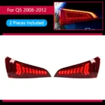 Automotive Accessories Tail Lamp for Audi Q5 Q5L LED Tail Light 20 08-20 18 Q5 Q5L Rear Fog Brake Turn Signal - Image 5