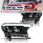 Car Front Lights for Ford Ranger Headlight 20 16-20 21 Everest Full LED DRL Dynamic Turning Signal Lamp Headlights - Image 3