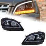 For Benz W164 Headlights 2009-2012 ML350 ML400 ML500 Headlights Fog Lights Daytime Light DRL LED Turning Signal