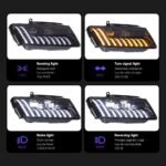 Car Light Assembly For Audi Q5 Headlights 2009-20 18 Styling LED Streamer Steering Double Lens Headlight - Image 3