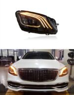 high beam LED head light For BENZ W222 W223 S350 S400 2013-20 Auto Brake Lamp Steam Turn Signal Headlights Assembly - Image 2