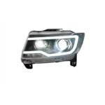 Bifocal Lens front lamp For Jeep Compass LED Headlights 2011-16 Car LED Headlight Streamer Turn Signal High Beam Lights - Image 3